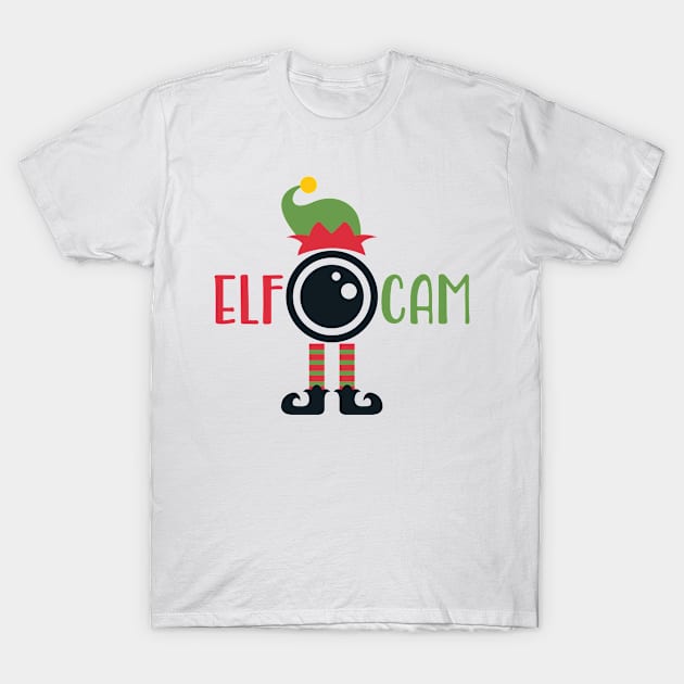 Christmas Elf capture's T-Shirt by designdaking